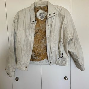 Vintage leather jacket!